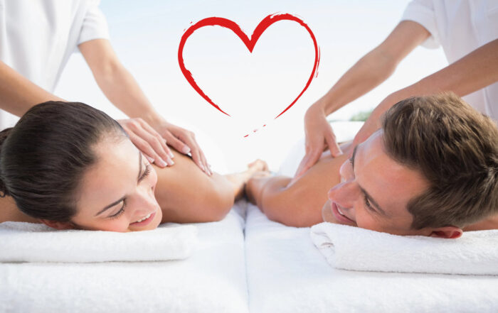 Valentine's Day couple massage in Fort Worth